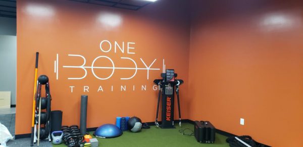 One Body Training Studio Interior Vinyl Graphics