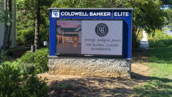 Coldwell Banker Electronic Message Center (EMC) Monument Sign