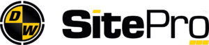Logo for one of DSS' surveying equipment vendors, SitePro