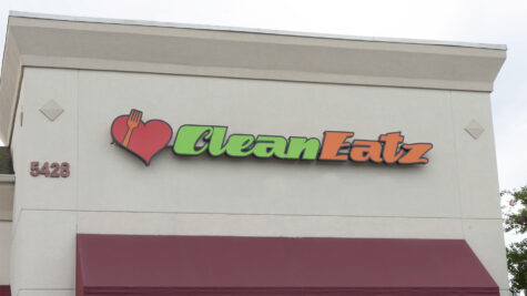 A channel letter sign for Clean Eatz in Fredericksburg, VA, installed by Distinct Sign Solutions.