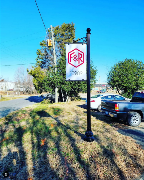Custom Entrance Sign for Engineering Company