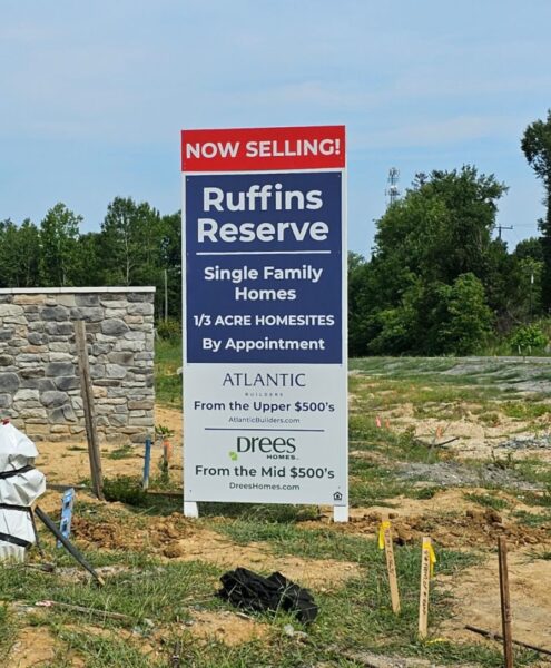 Atlantic Builders Custom Home Builder Sign