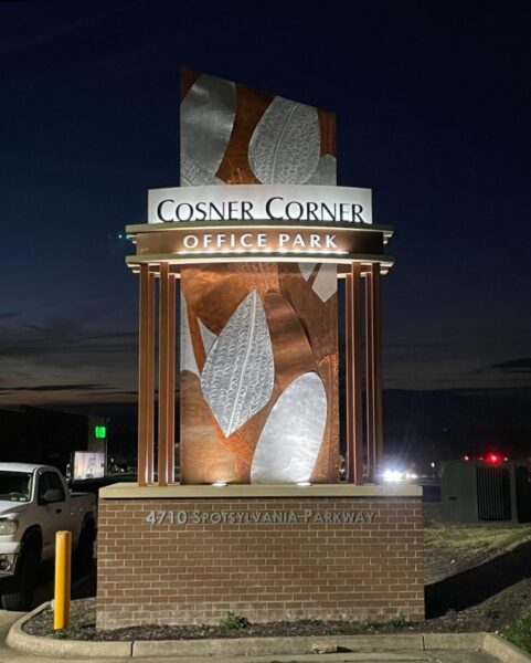 Johnson Commercial Monument Sign Repair & Retrofit