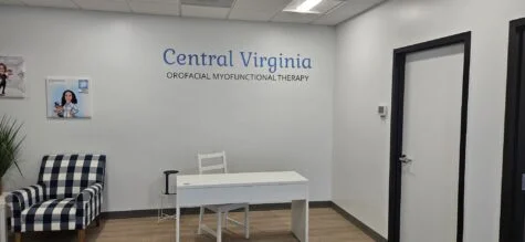 Photo of interior wall in Doctor's office that has custom vinyl graphic. Graphic was manufactured & installed by Distinct Sign Solutions in Fredericksburg, VA