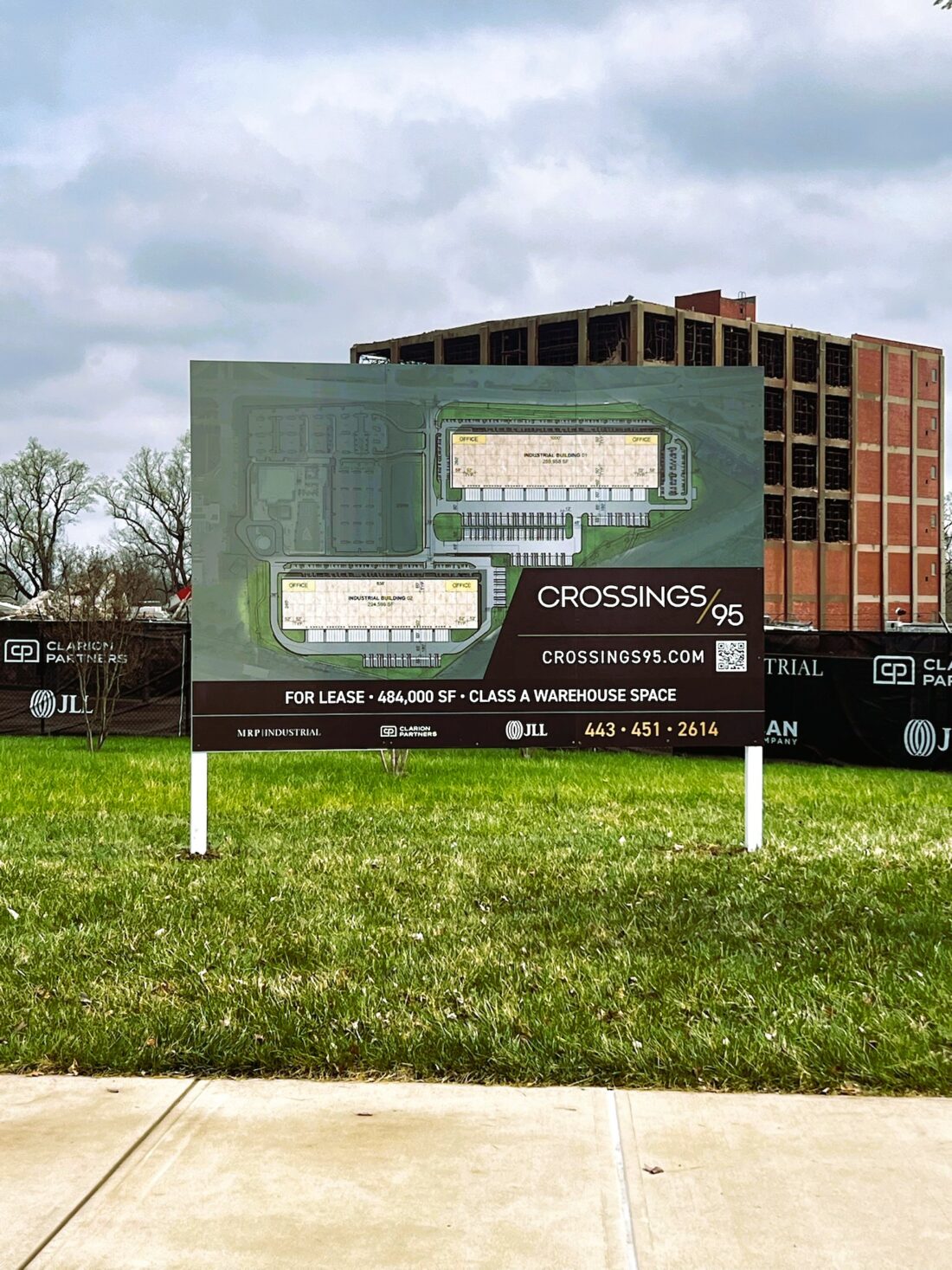 Photo of oversized post & panel/billboard sign at Guiness Brewery in Halethorpe, MD. Sign was manufactured & installed by Distinct Sign Solutions in Fredericksburg, VA