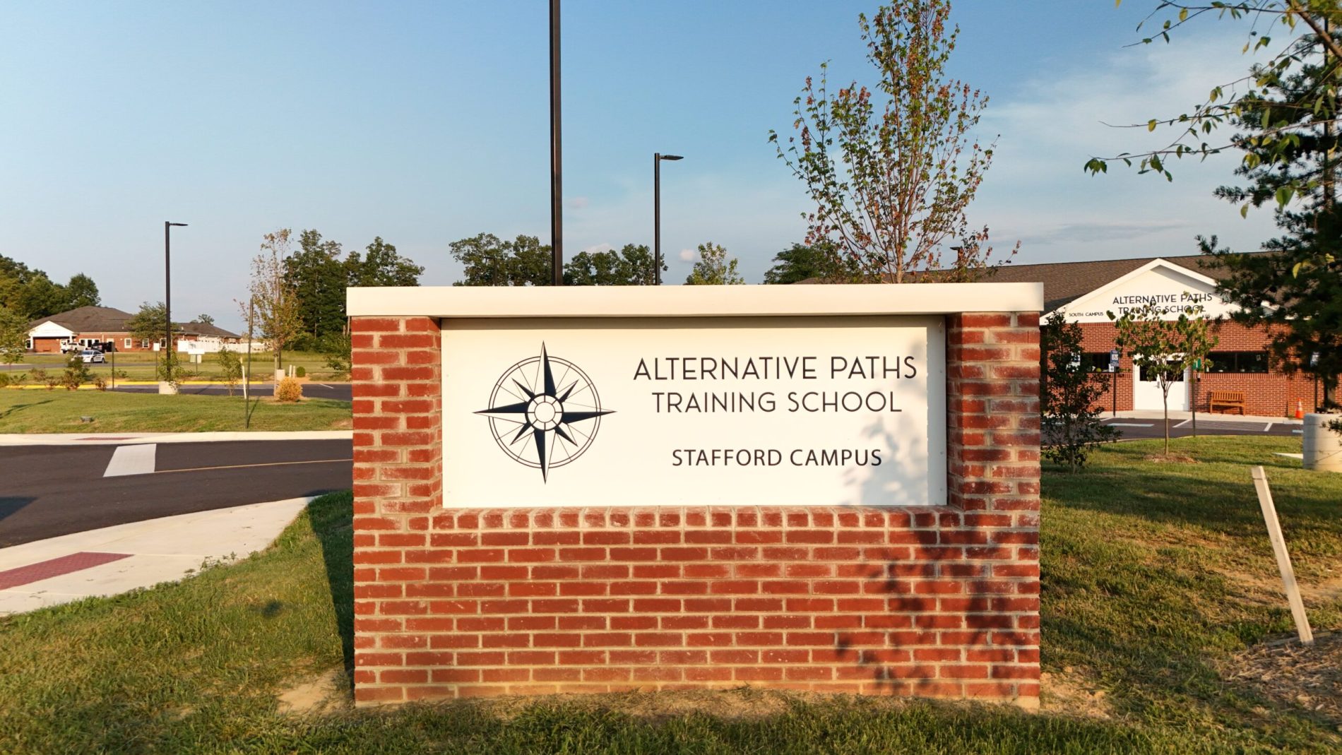 Alternative Paths Training School partnered with Distinct Sign Solutions for Monument sign in Stafford.