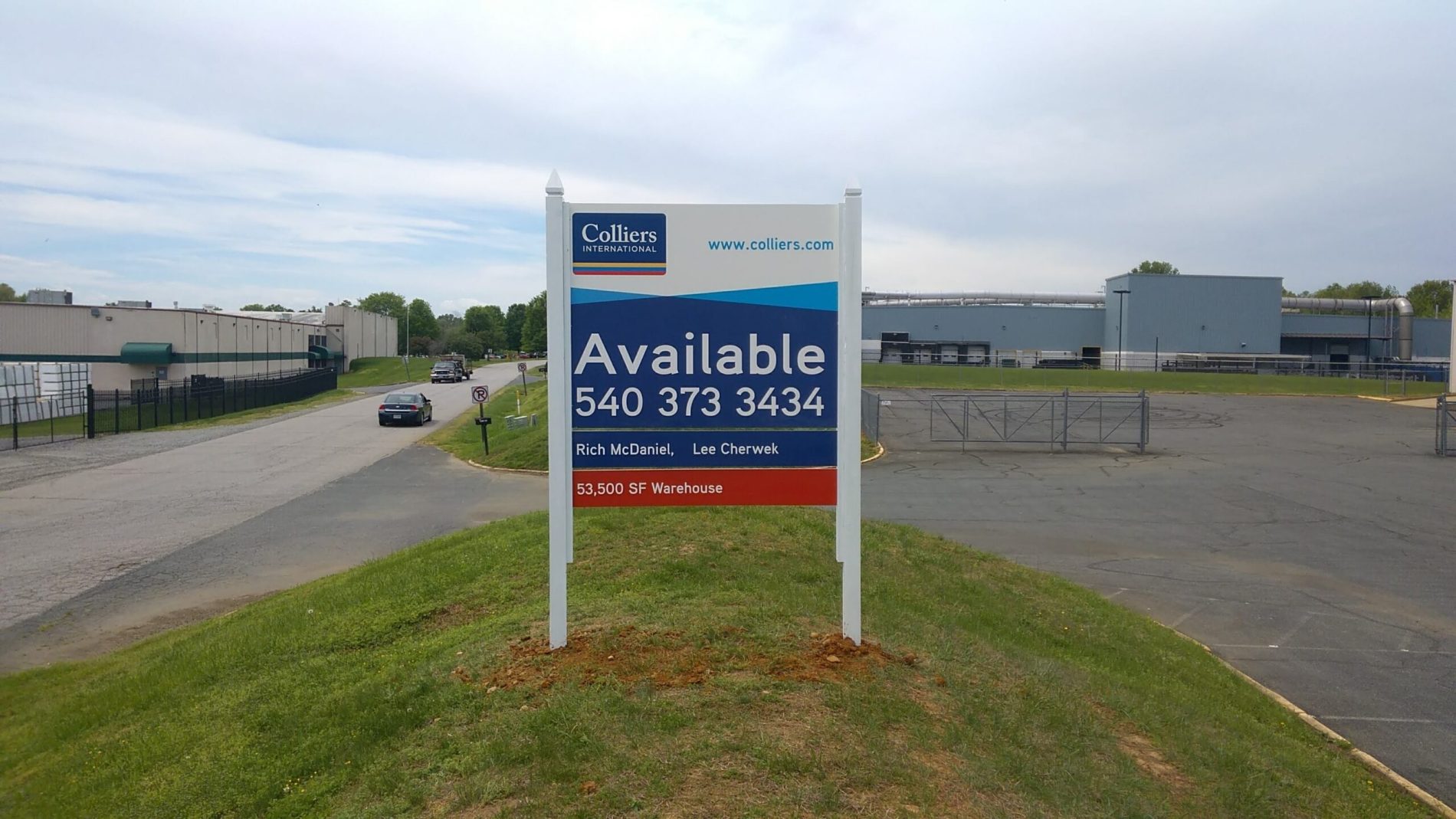 Colliers International partnered with Distinct Sign Solutions for Real estate signage in Spotsylvania.