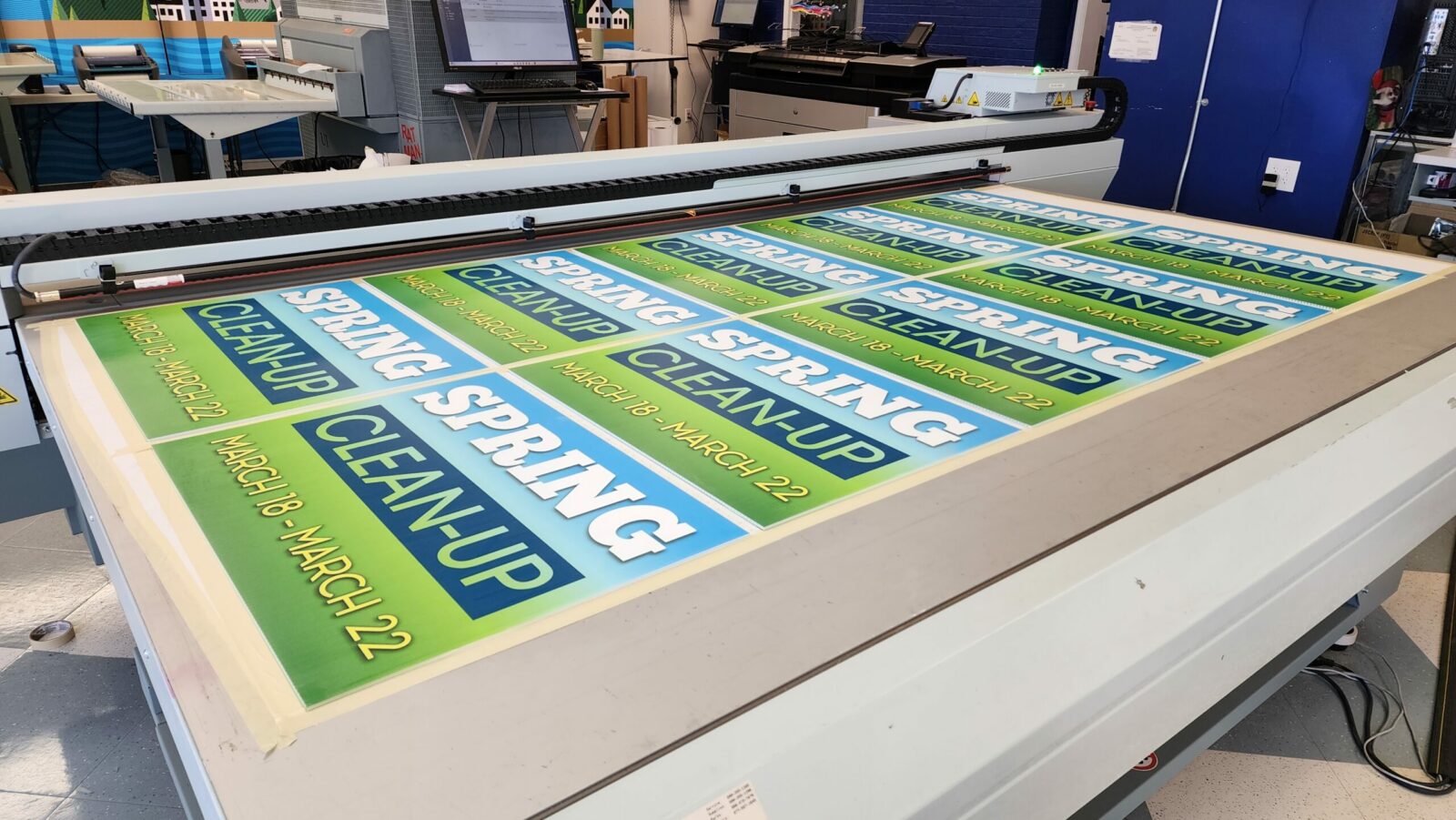 General partnered with Distinct Sign Solutions for Yard signs in Fredericksburg.