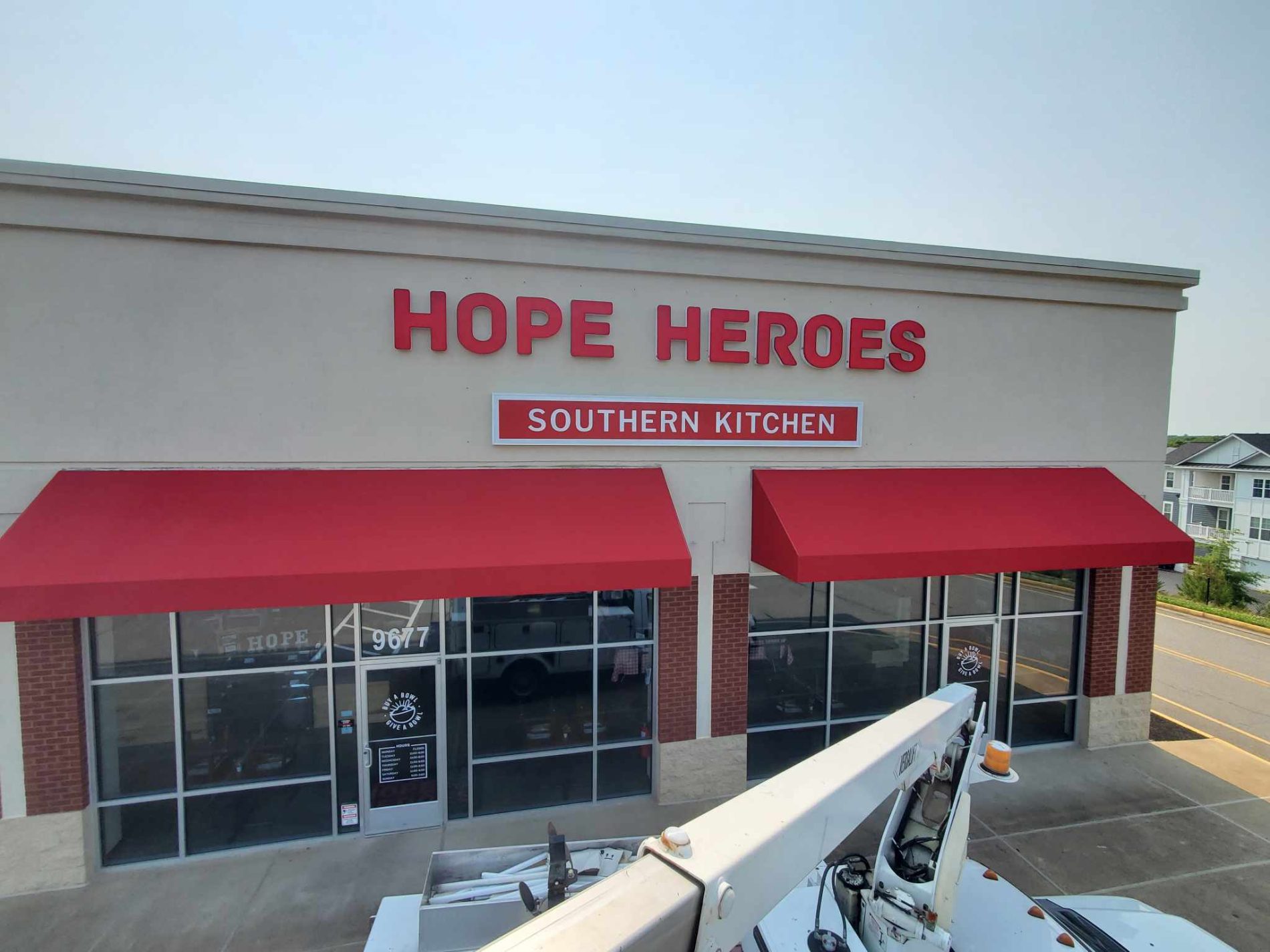 Hope Heroes partnered with Distinct Sign Solutions for Channel letter sign in Spotsylvania.