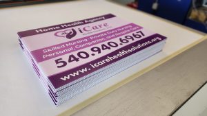 iCare Health Solutions partnered with Distinct Sign Solutions for Yard signs in Stafford.