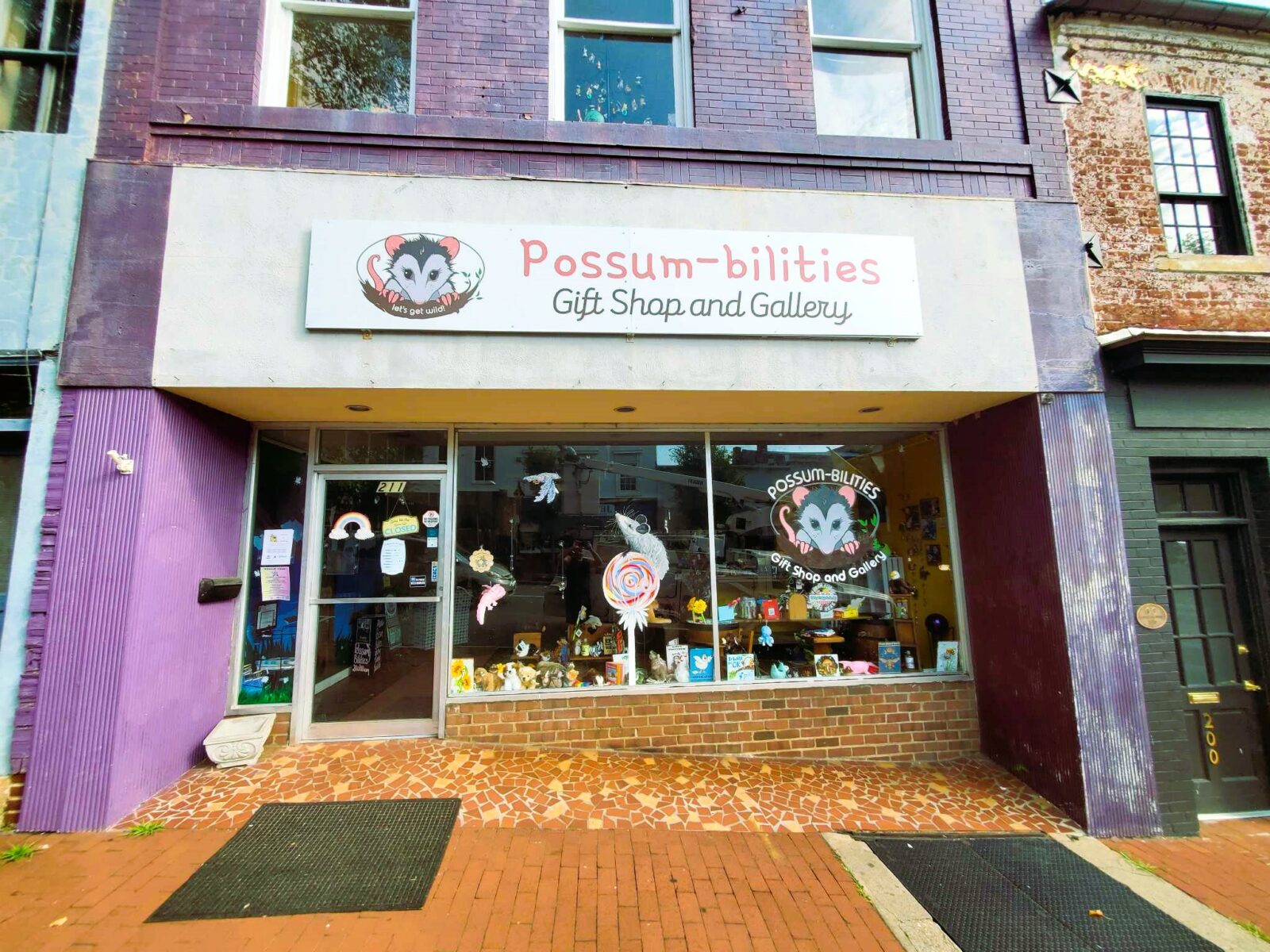 Possumbilities partnered with Distinct Sign Solutions for Building sign in Fredericksburg.