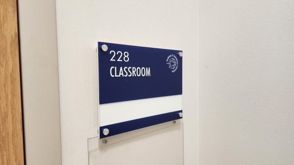 University of Mary Washington’s Academy of Technology and Innovation’s wayfinding signage
