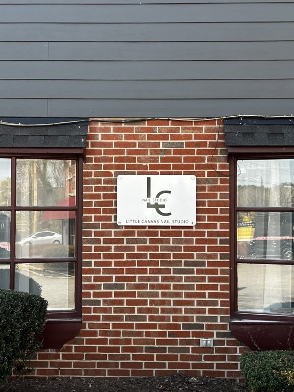 LC Nail Studio partnered with Distinct Sign Solutions for business sign installation in Fredericksburg.
