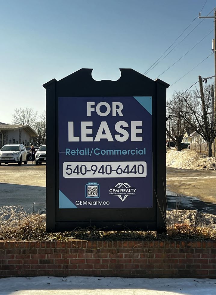 Gem Realty partnered with Distinct Sign Solutions for Real estate signage in Spotsylvania.