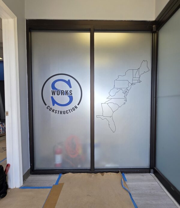 S Works Construction’s vinyl graphics