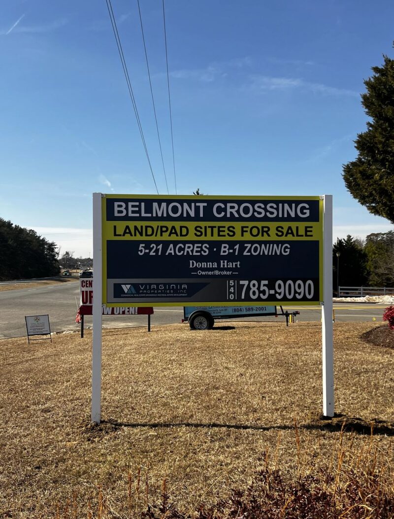 Virginia Properties partnered with Distinct Sign Solutions for Real estate signage in Ruther Glen.