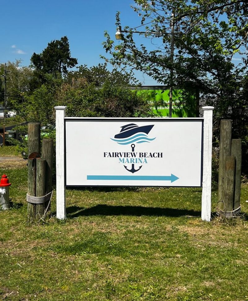 Fairview Beach Marina partnered with Distinct Sign Solutions for monument sign installation in King George.