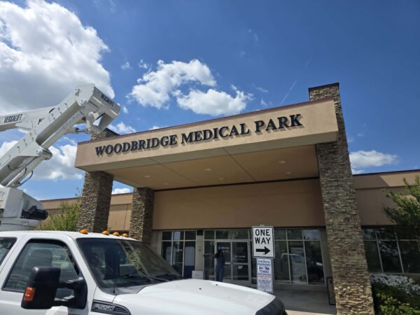 Morgan Investments’s acrylic sign