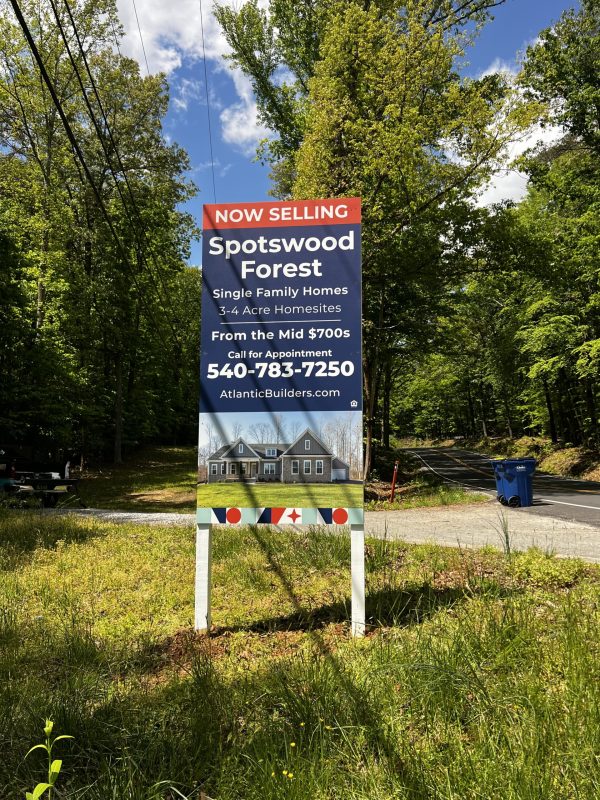 Atlantic Builders’s real estate signage