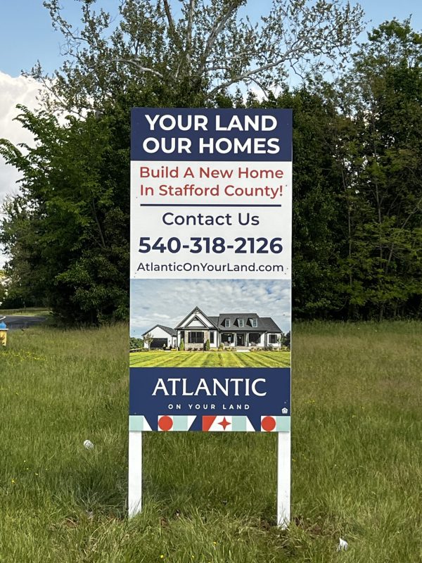 Atlantic Builders’s real estate signage