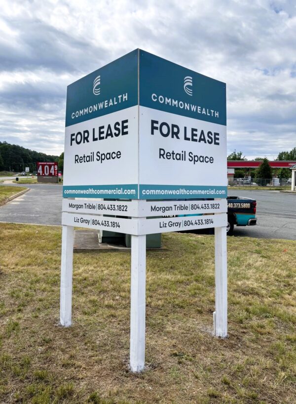Commonwealth Commercial’s real estate signs