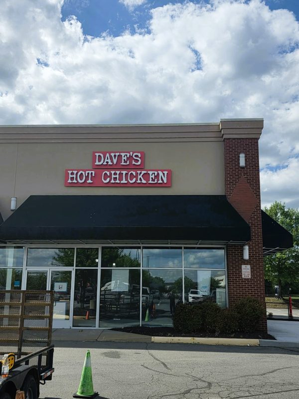 Dave’s Hot Chicken’s channel letter sign