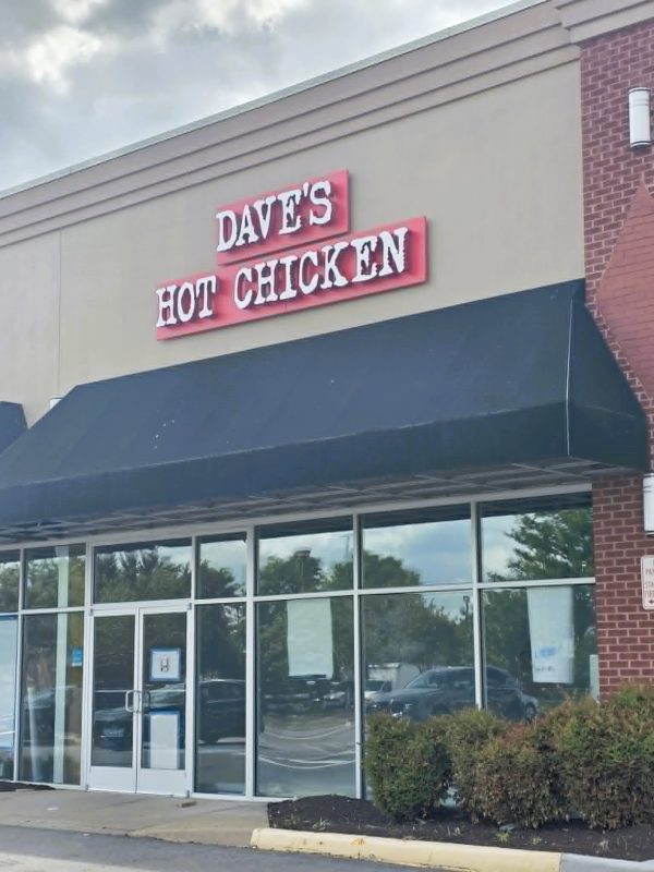Dave’s Hot Chicken’s channel letter sign