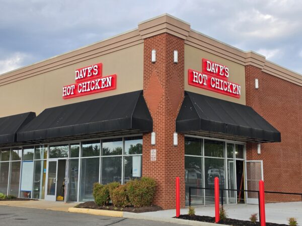 Dave’s Hot Chicken’s channel letter sign