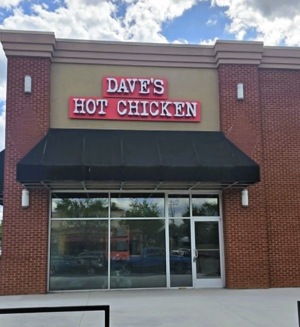 Dave’s Hot Chicken’s channel letter sign