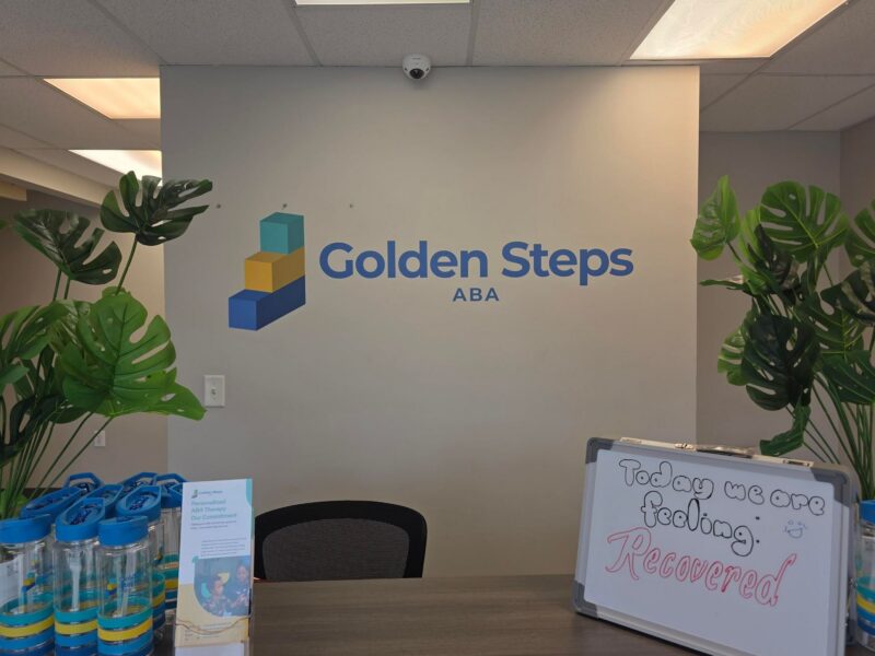 Golden Steps ABA partnered with Distinct Sign Solutions for Vinyl graphics in Spotsylvania, Virginia.