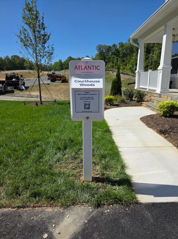 Atlantic Builders’s real estate signs