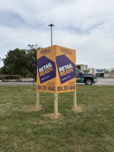 Segall Group partnered with Distinct Sign Solutions for Real estate signs in Spotsylvania, Virginia.