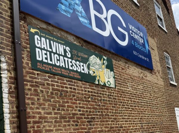 Galvin’s Deli’s building signs