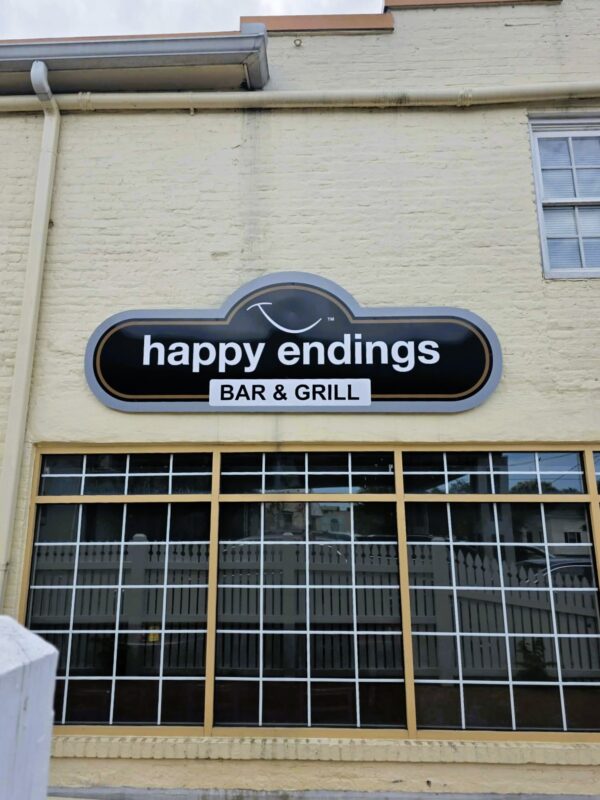 Happy Endings’s building signs
