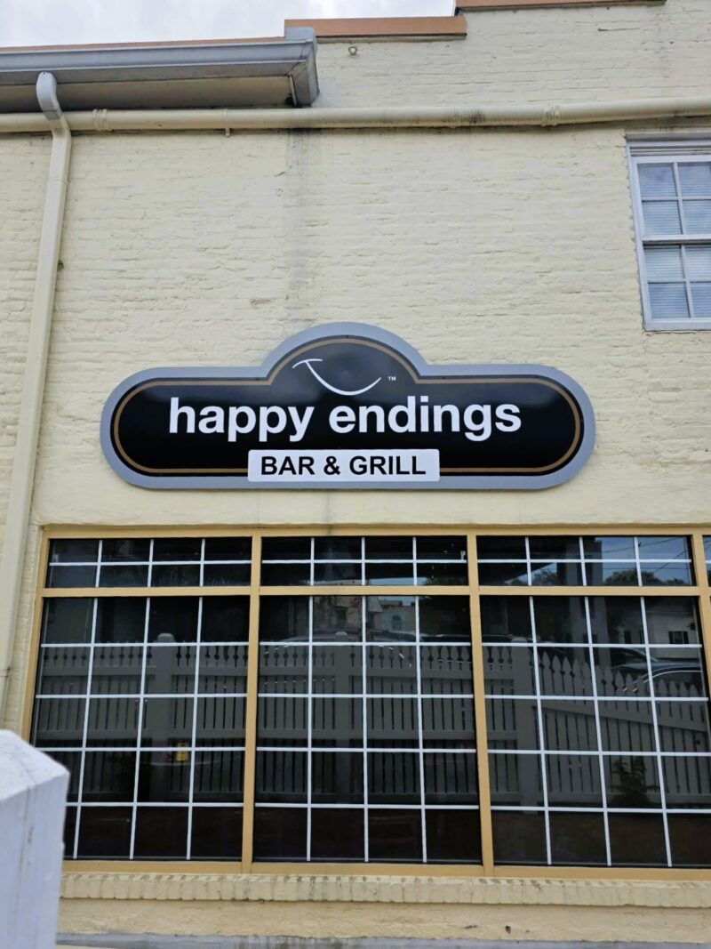 Happy Endings partnered with Distinct Sign Solutions for Building signs in Fredericksburg, Virginia.
