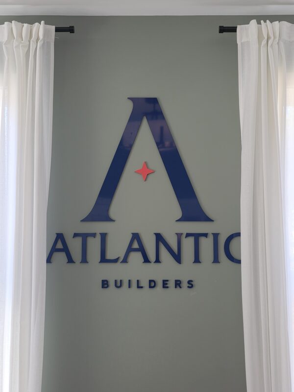 Atlantic Builders’s acrylic signs