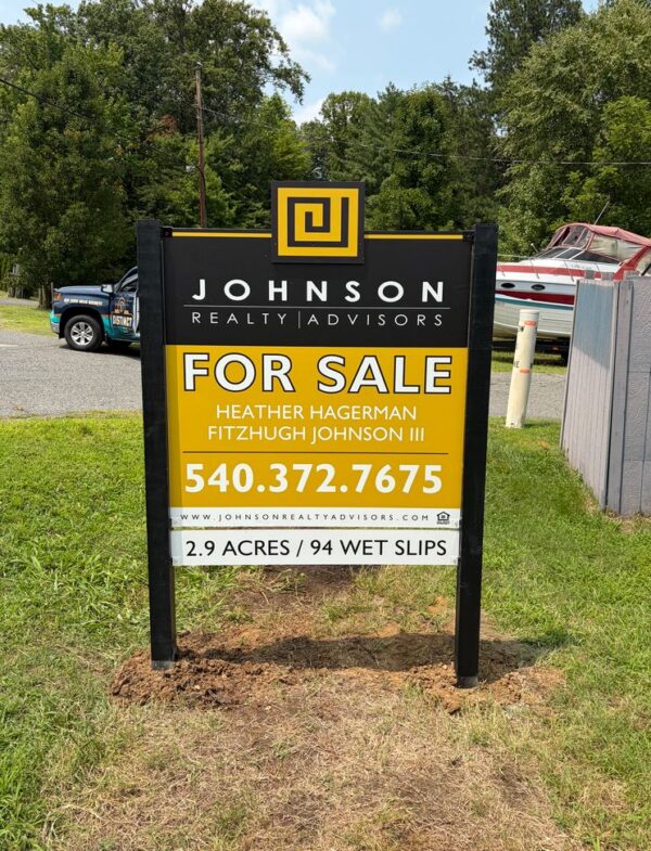 Johnson Commercial Realty’s real estate signs