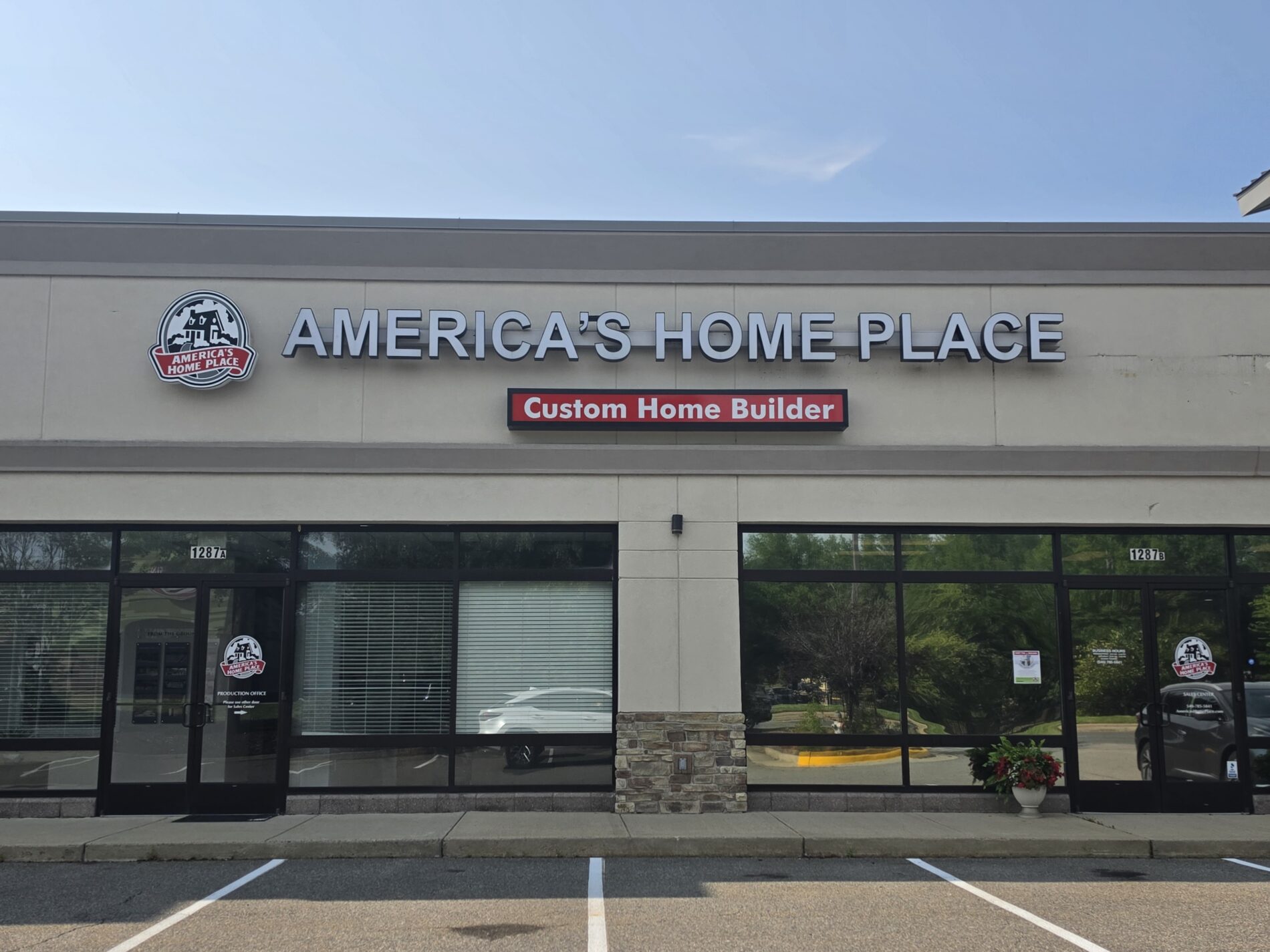 America's Home Place partnered with Distinct Sign Solutions for Channel letter signs in Fredericksburg, Virginia.