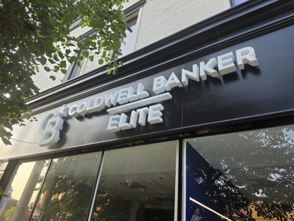 Coldwell Banker Elite’s illuminated (halo) signs