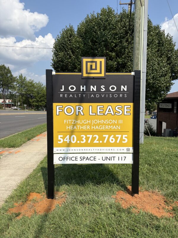 Johnson Commercial Realty’s real estate signs